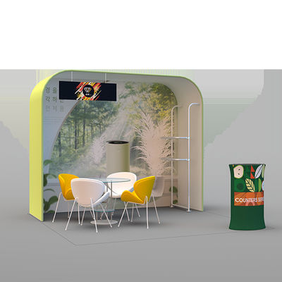 Canlı Görüntü Geri Dönüştürülebilir Kemer Ekran Standı Ticaret Fuarı Stand Duvarları 250GSM SGS