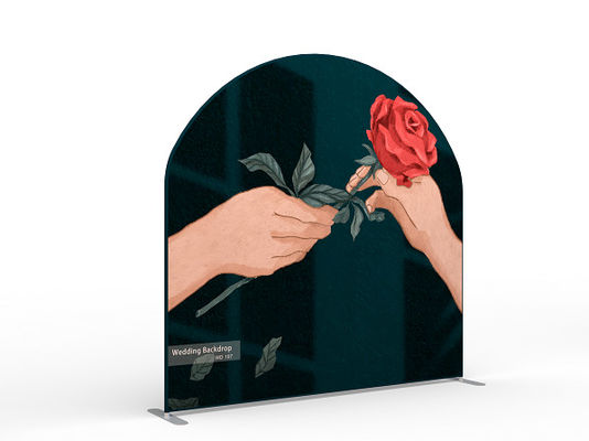 Doğum Günü Partisi Arch Backdrop Çift Taraflı için 7ft Arch Duvar Kişiselleştirilmiş Zemin