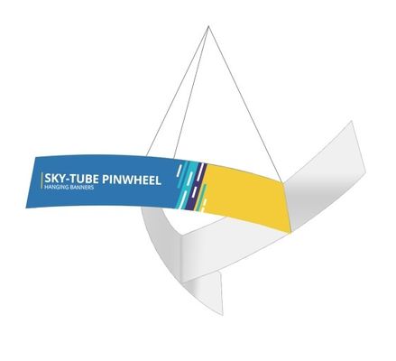 EZ Sky Tube Fırıldak Ticaret Fuarı Üstgeçitten Asılan Afişler 48Ibs