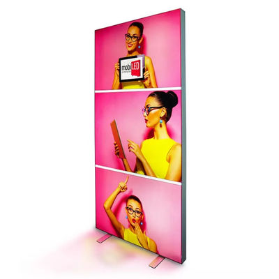 Çerçevesiz Tekstil SEG Işık Kutusu Alüminyum Çerçeve Led Işık Kutusu 800x2000x80mm