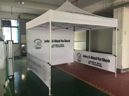 3x4.5m Marquee Açık Gölgelik Çadır Katlanabilir Gazebo Reklam İçin Açılır