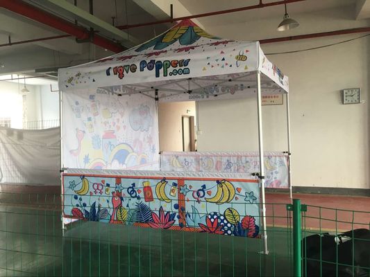 3x4.5m Marquee Açık Gölgelik Çadır Katlanabilir Gazebo Reklam İçin Açılır