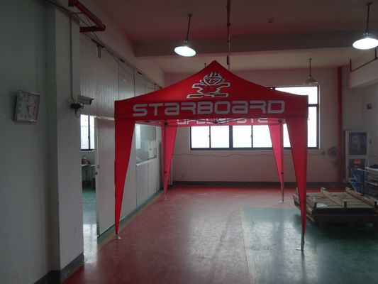 600D Polyester Çelik Çerçeve Gölgelik 10x10 Pop Up Ticaret Fuarı Çadırları Dış Mekan Marquee