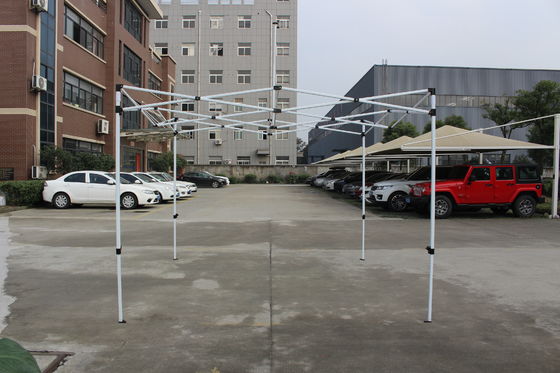 Kamp için Alüminyum Ayarlanabilir Gazebo 10x10 Arka Bahçe Gölgelik Katlanabilir Çadır