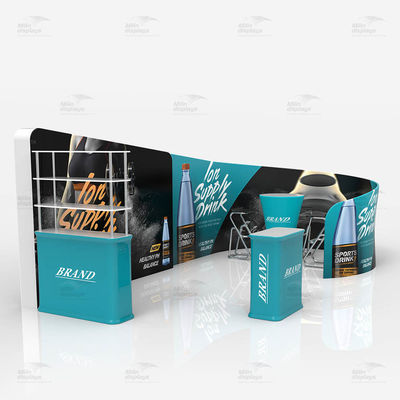 Özel Tasarım Ticaret Fuarı Sergi Teşhir Germe Kumaş 10x20 Stand
